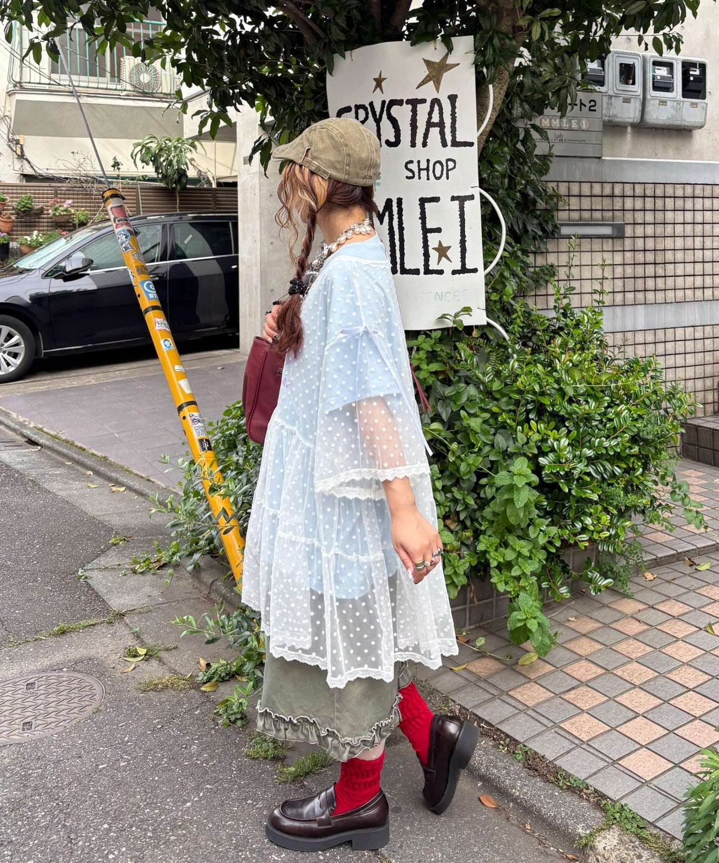 CIAOPANIC 波點薄紗Remakte T-shirt 裙 - Image 19