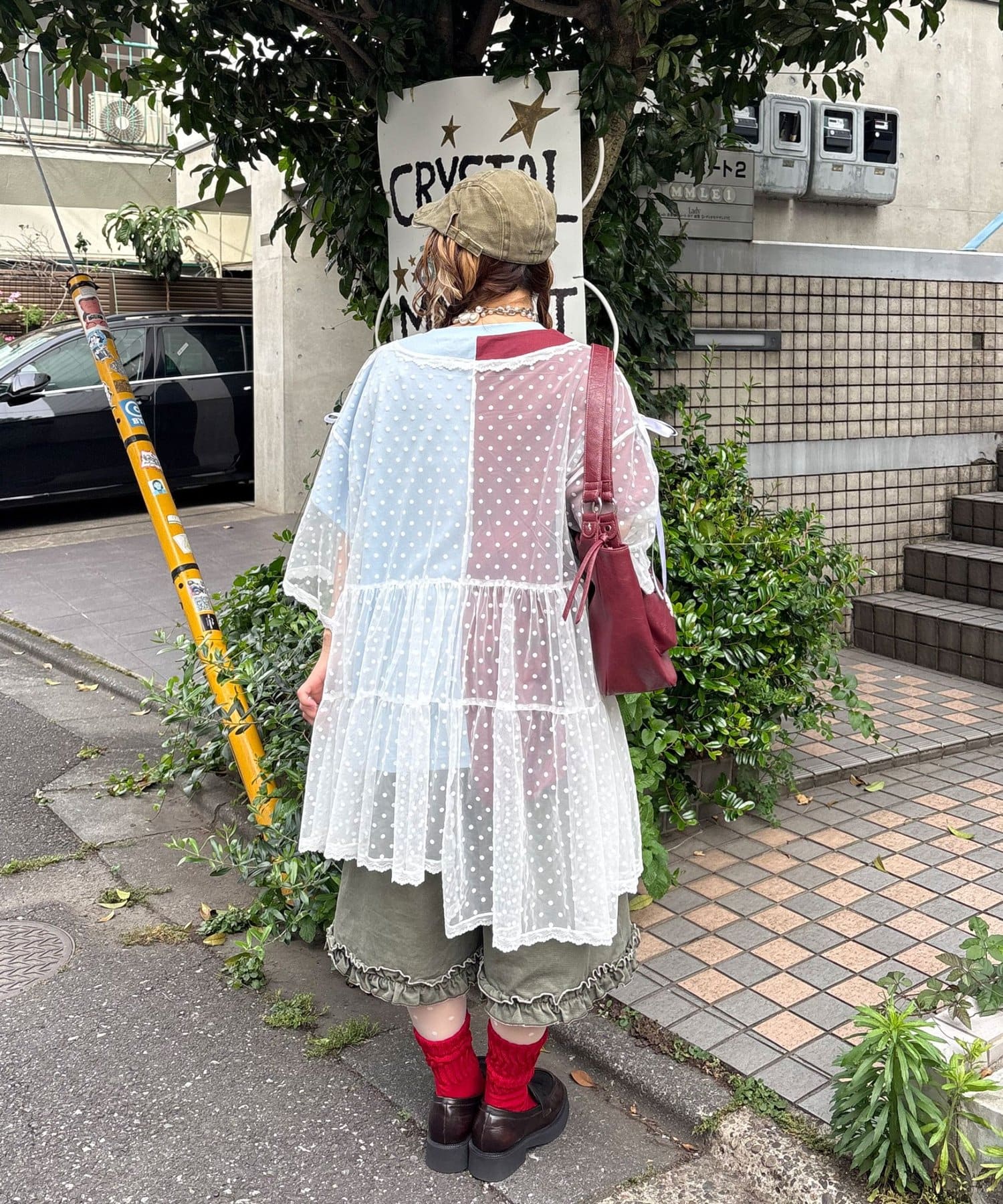 CIAOPANIC 波點薄紗Remakte T-shirt 裙 - Image 20
