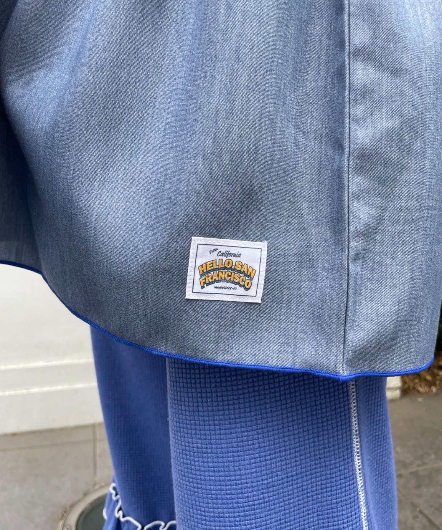 HELLO.SANFRANCISCO 荷葉邊領條紋rugby shirt tunic - Image 22