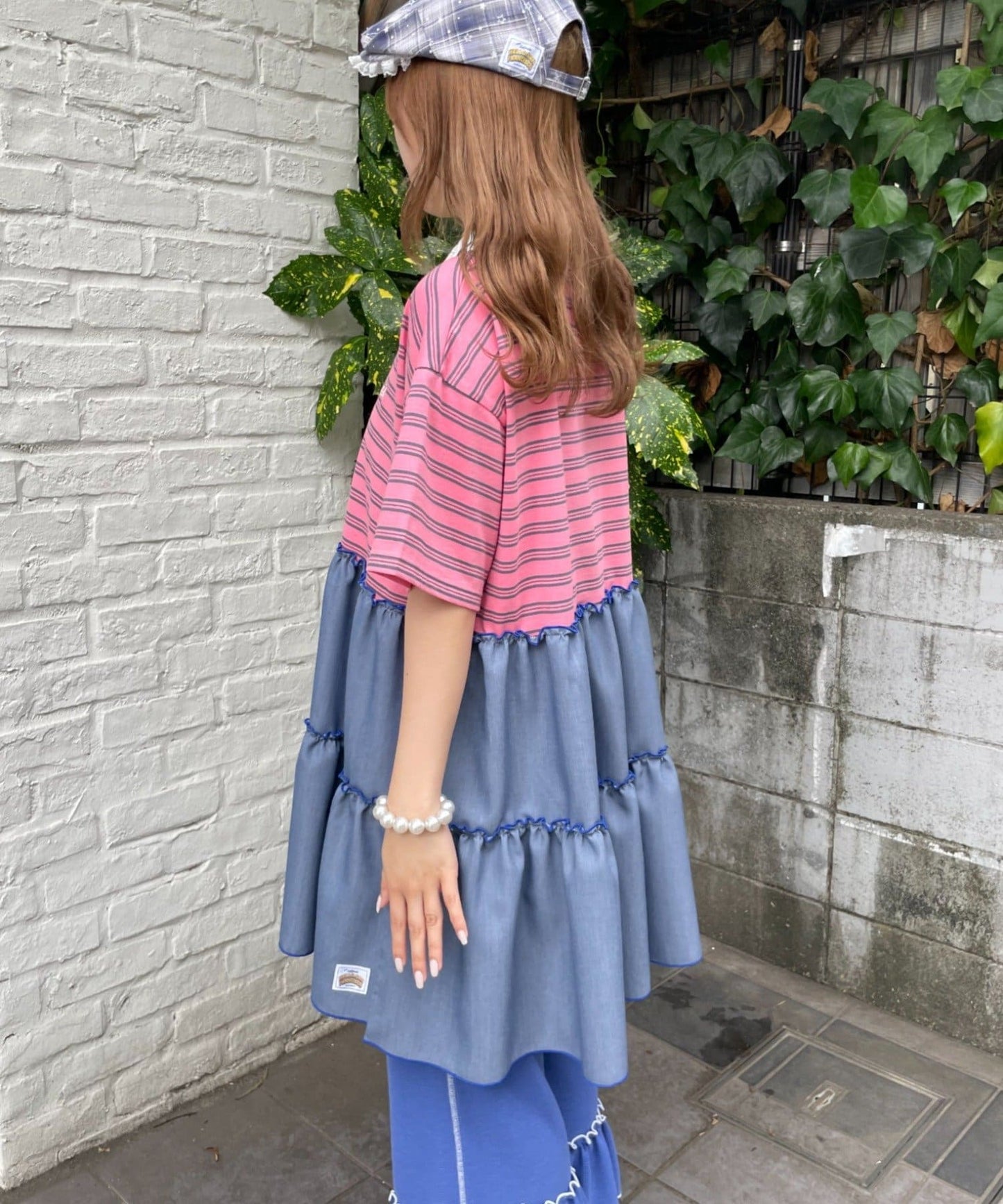 HELLO.SANFRANCISCO 荷葉邊領條紋rugby shirt tunic - Image 19