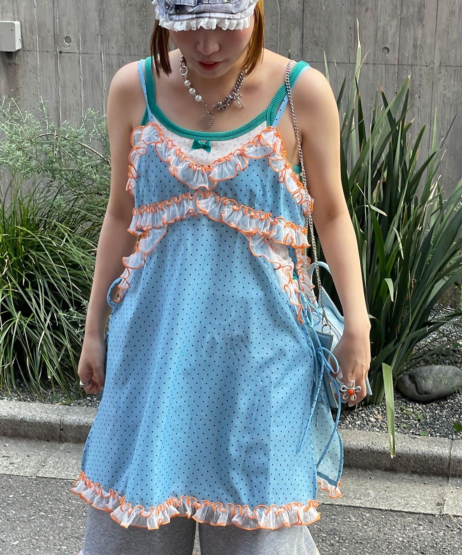HELLO.SANFRANCISCO 波點lace吊帶ops - Image 17