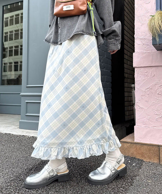 CIAOPANIC 格紋薄紗裙 - Image 1