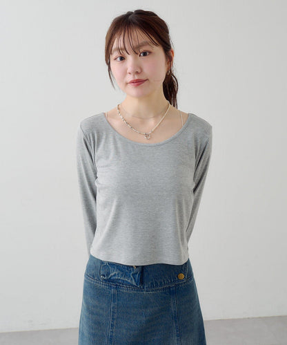 [2件SET] Kastane Sheer Layered Tee - Image 14