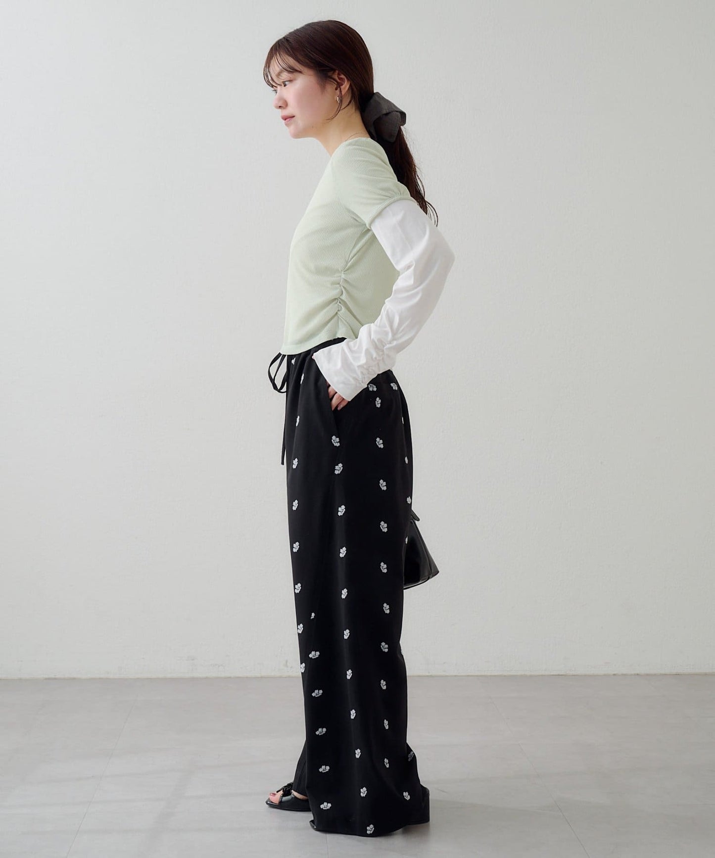 [2件SET] Kastane Sheer Layered Tee - Image 28
