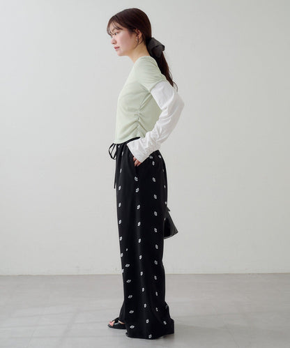 [2件SET] Kastane Sheer Layered Tee - Image 28