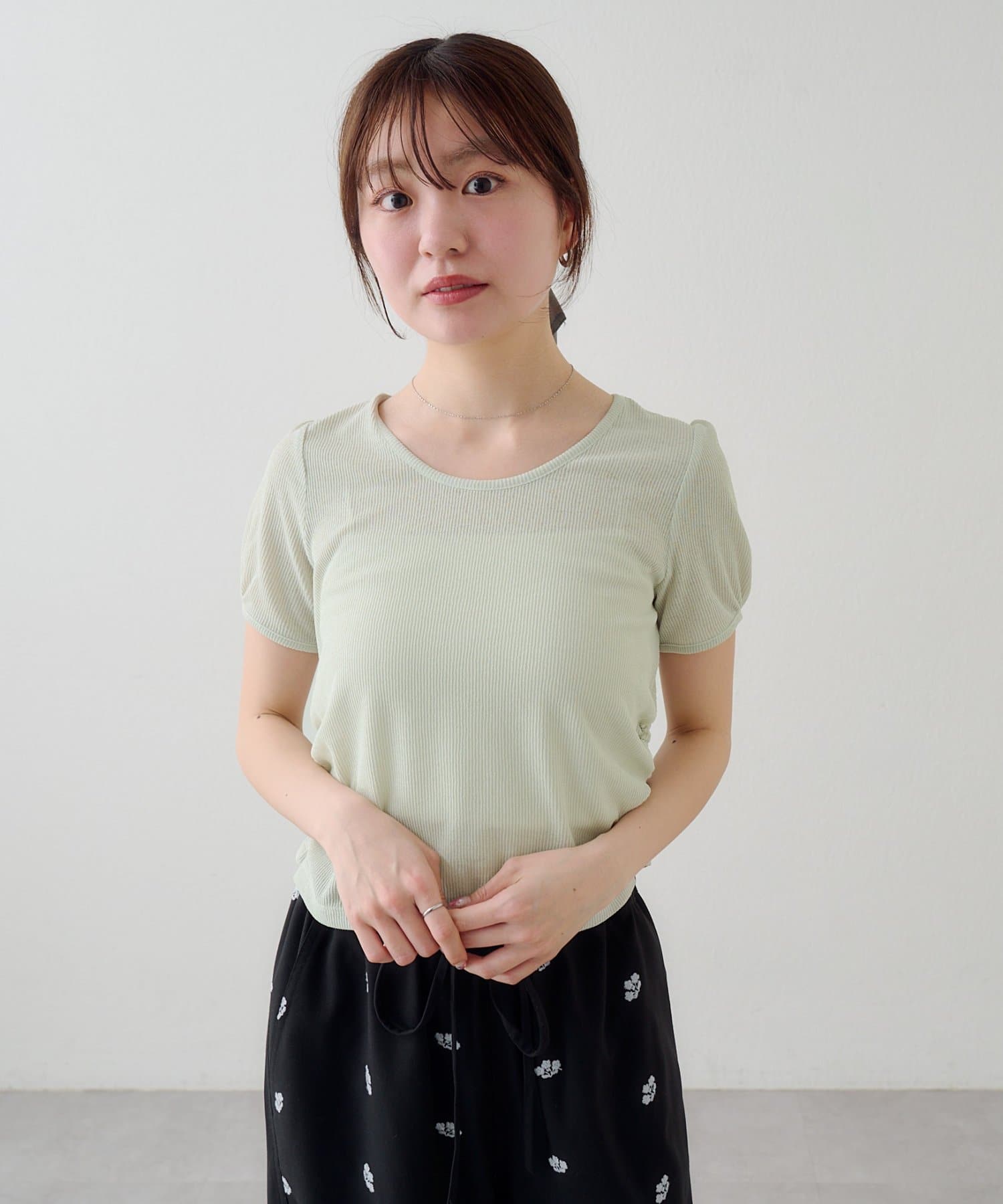 [2件SET] Kastane Sheer Layered Tee - Image 32
