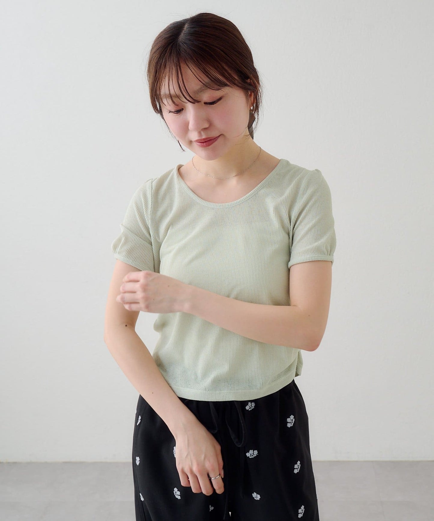 [2件SET] Kastane Sheer Layered Tee - Image 33