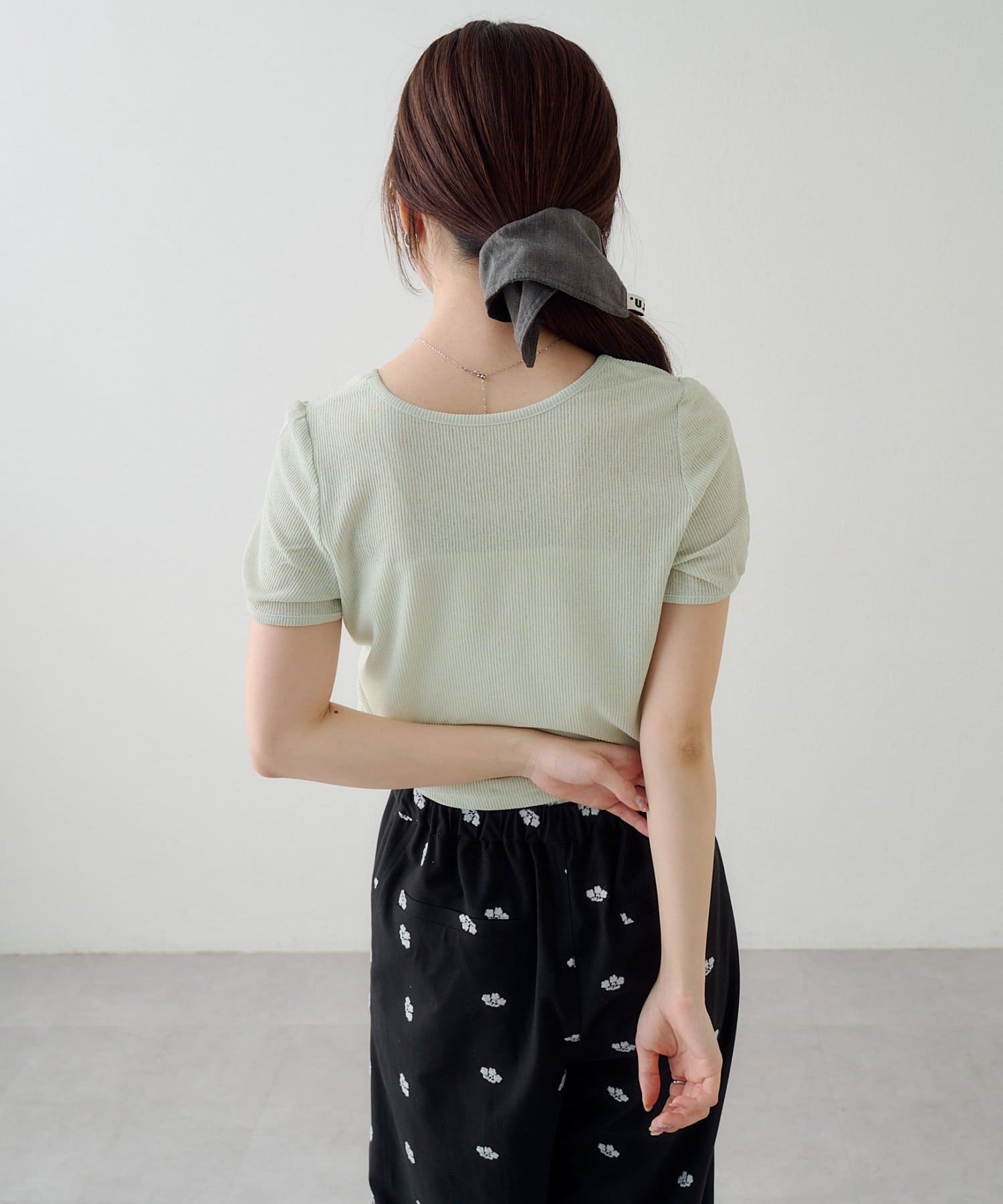 [2件SET] Kastane Sheer Layered Tee - Image 34