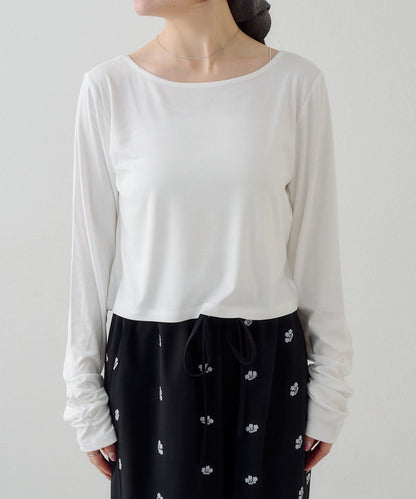 [2件SET] Kastane Sheer Layered Tee - Image 53