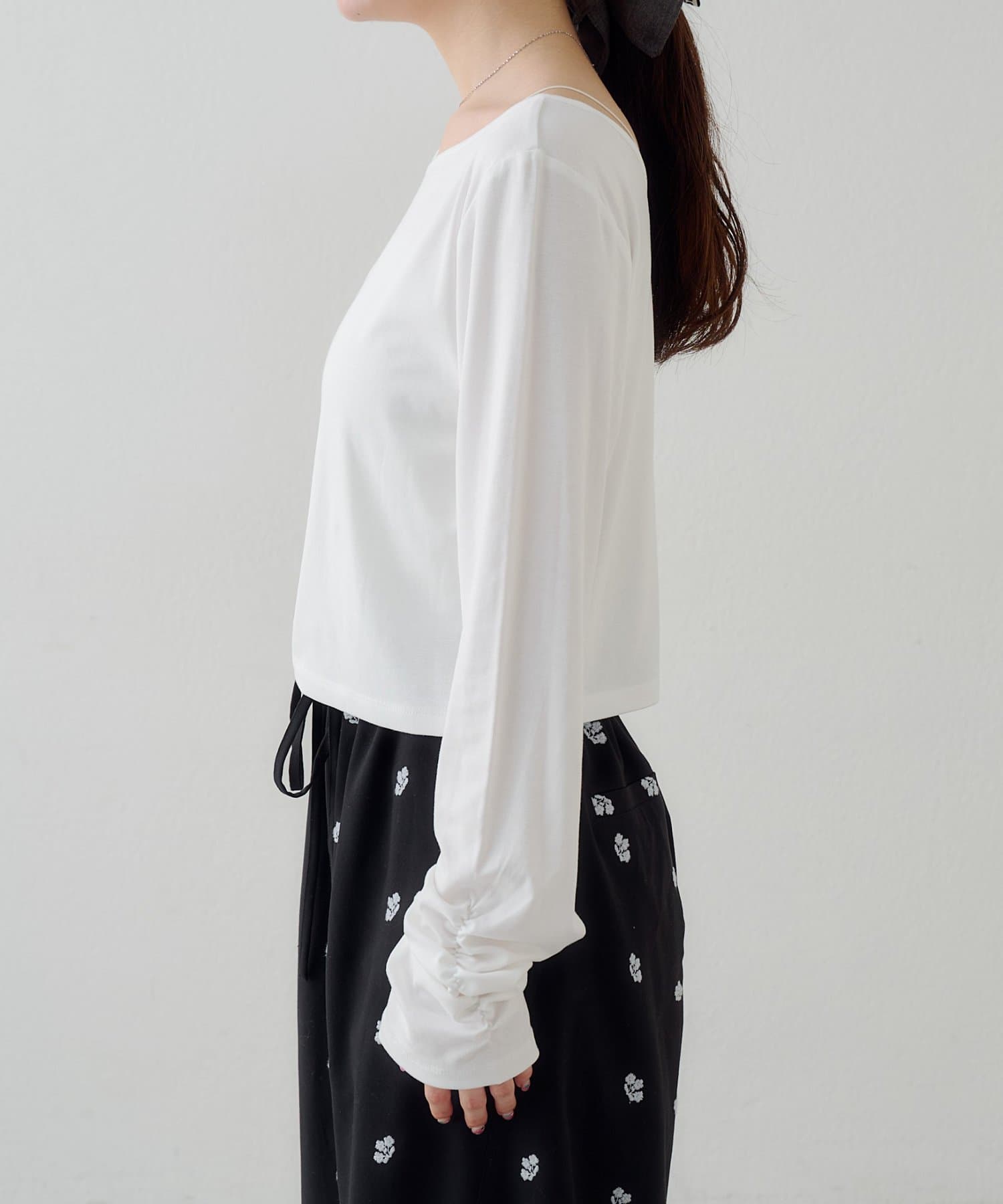 [2件SET] Kastane Sheer Layered Tee - Image 54