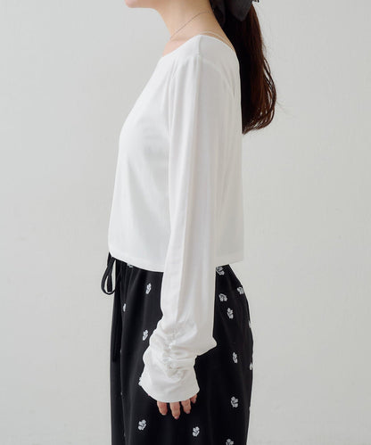 [2件SET] Kastane Sheer Layered Tee - Image 54