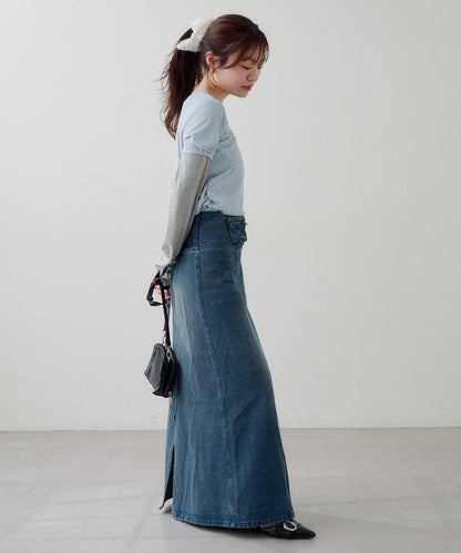 [2件SET] Kastane Sheer Layered Tee - Image 11