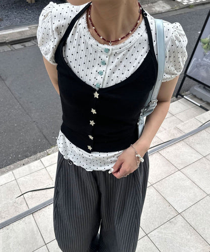 CIAOPANIC 星形鈕露背吊帶 - Image 23