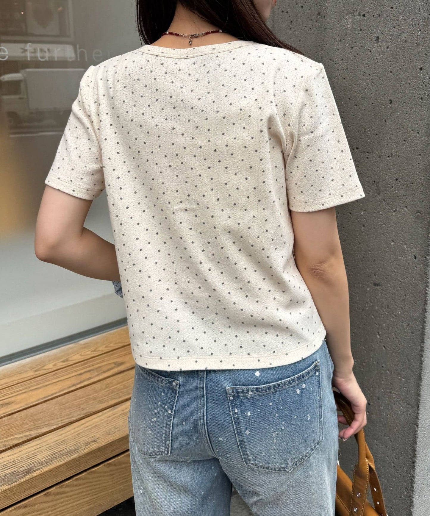 CIAOPANIC Lace吊帶背心 + 星星 pattern Cardigan - Image 6