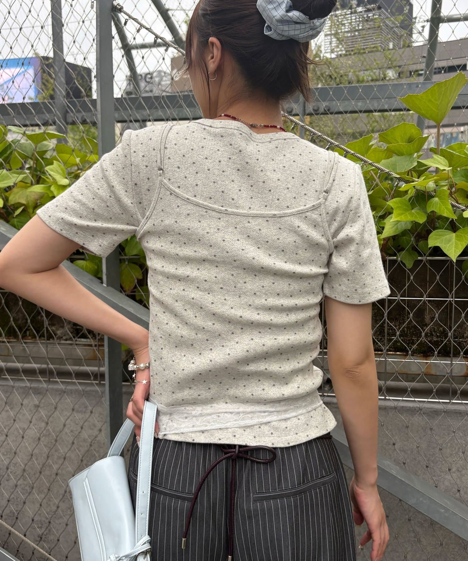 CIAOPANIC Lace吊帶背心 + 星星 pattern Cardigan - Image 18