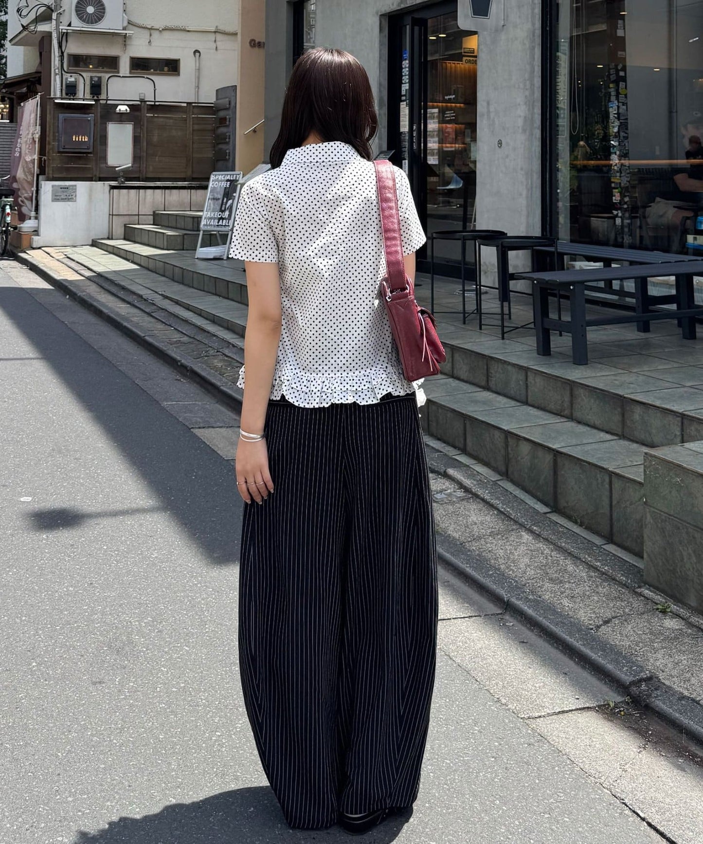 CIAOPANIC 荷葉邊下擺短袖襯衫 - Image 12