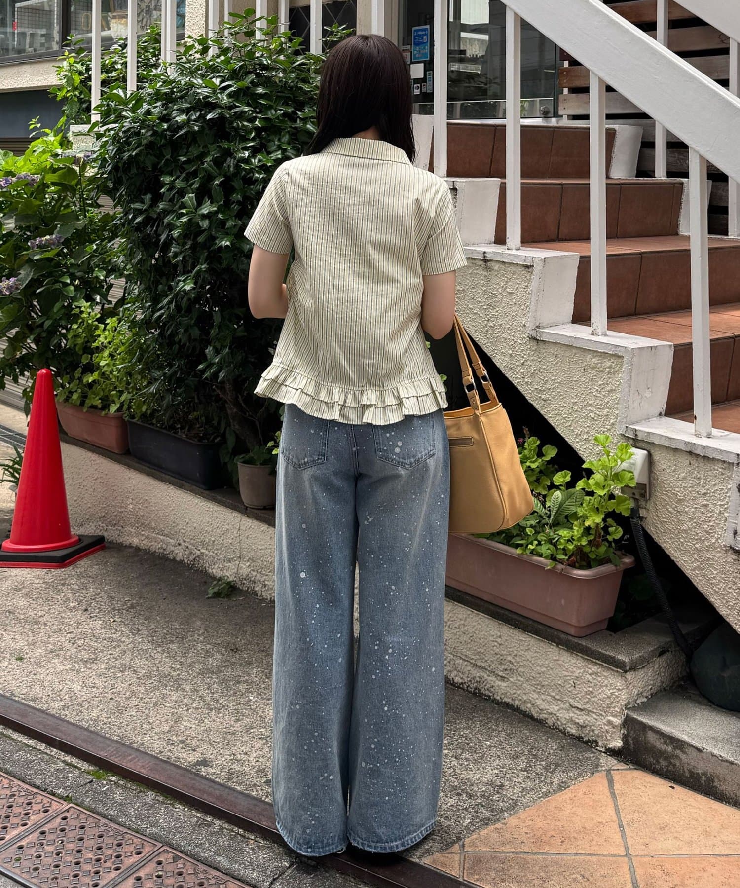 CIAOPANIC 荷葉邊下擺短袖襯衫 - Image 19