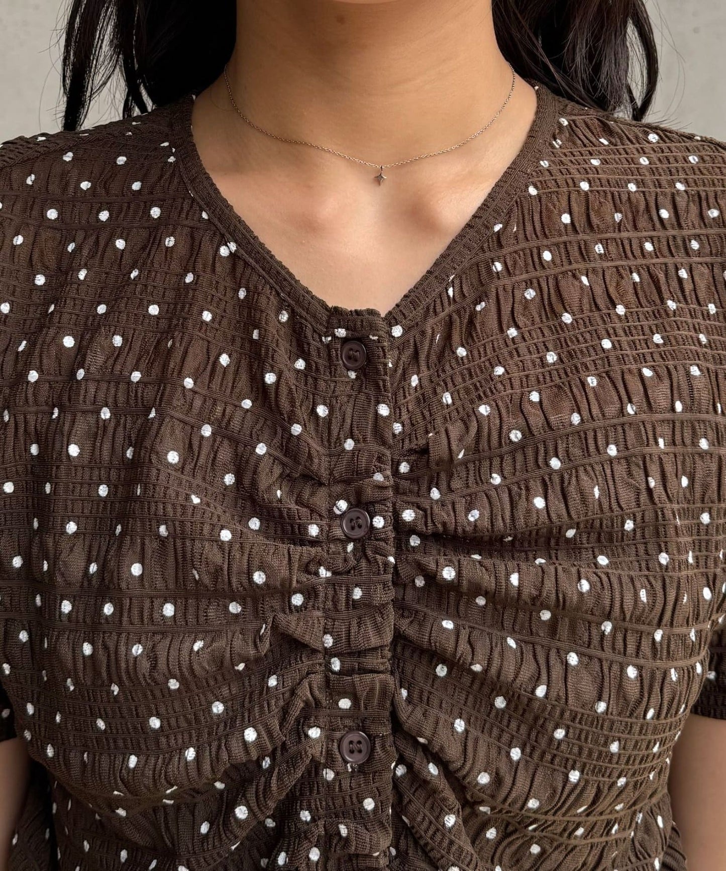 CIAOPANIC 褶皺波點Top - Image 20