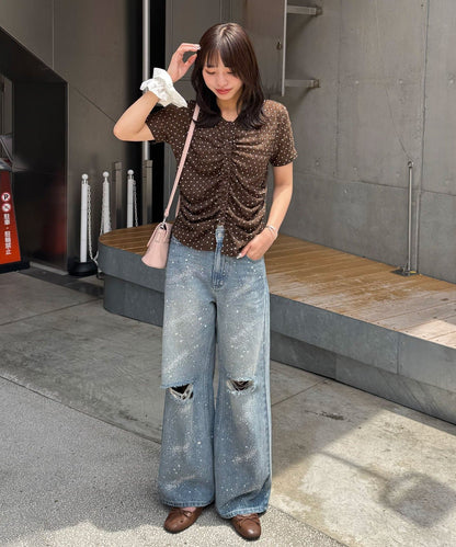 CIAOPANIC 褶皺波點Top - Image 14