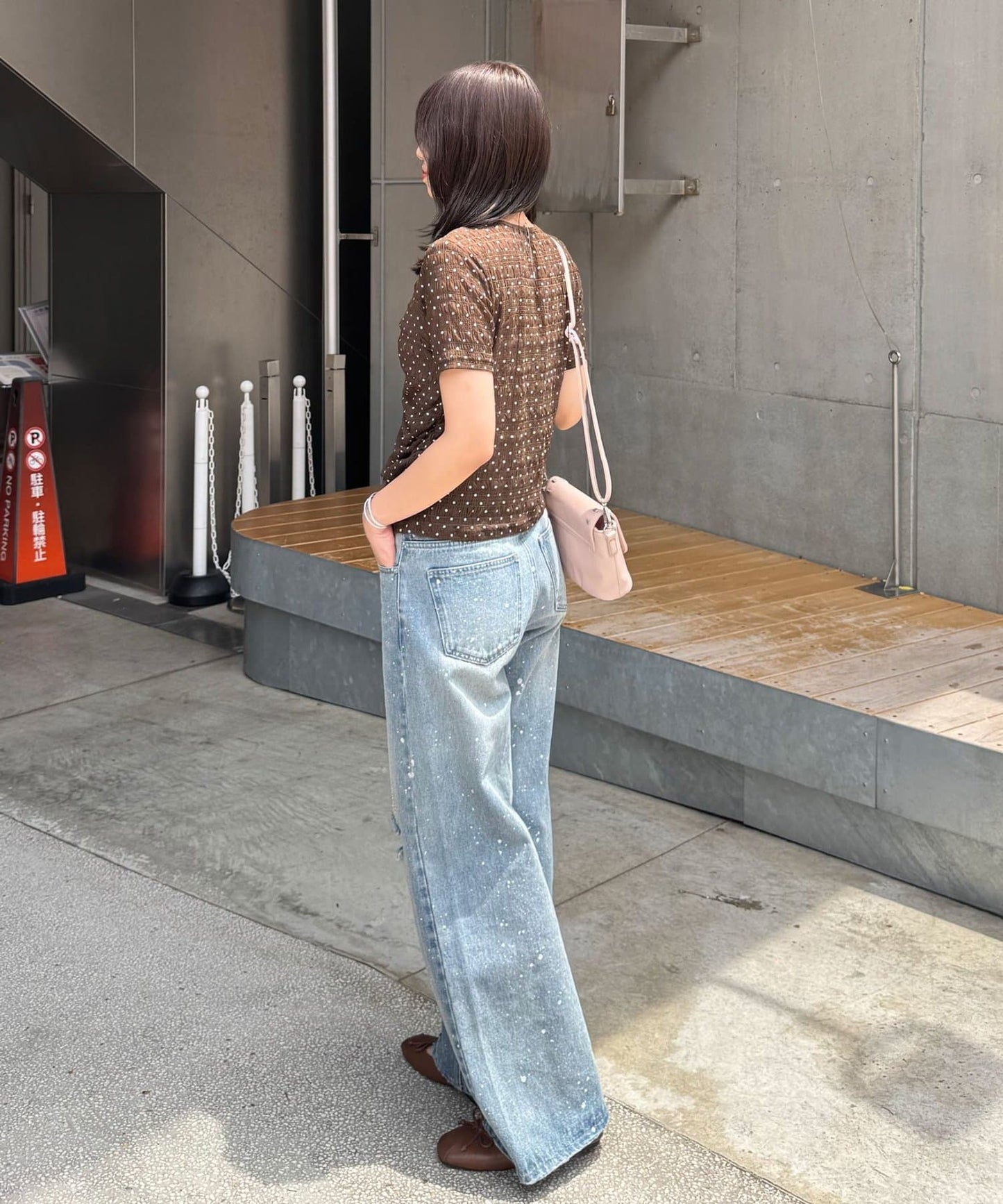 CIAOPANIC 褶皺波點Top - Image 15
