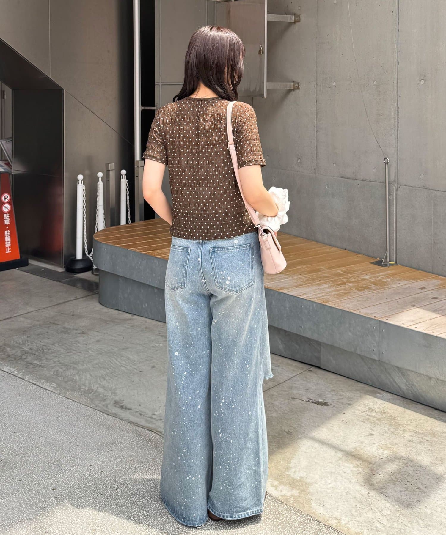 CIAOPANIC 褶皺波點Top - Image 16