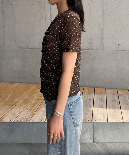 CIAOPANIC 褶皺波點Top - Image 18