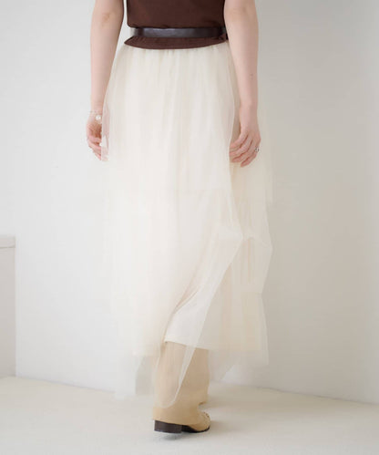 Kastane Random Tuck Tulle Skirt - Image 12