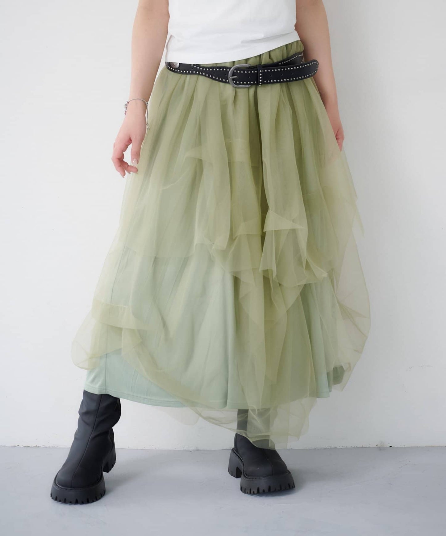 Kastane Random Tuck Tulle Skirt - Image 15
