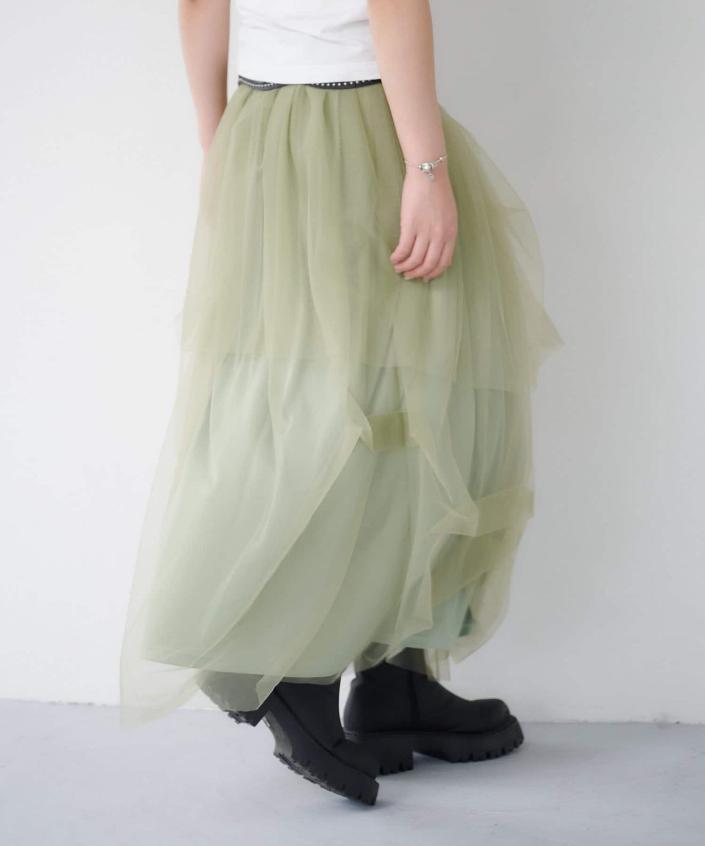 Kastane Random Tuck Tulle Skirt - Image 16