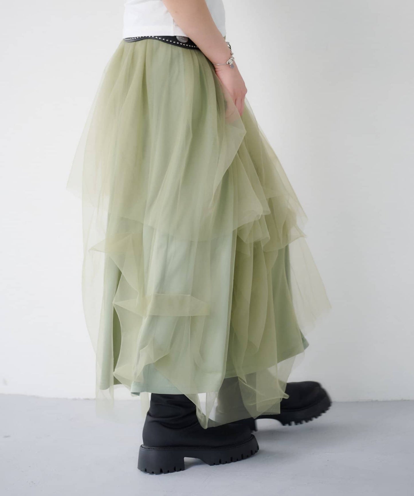 Kastane Random Tuck Tulle Skirt - Image 17