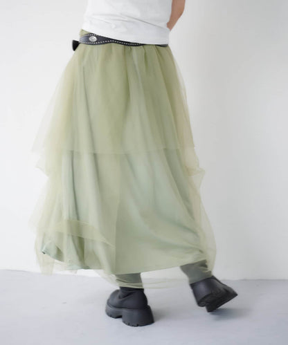 Kastane Random Tuck Tulle Skirt - Image 18