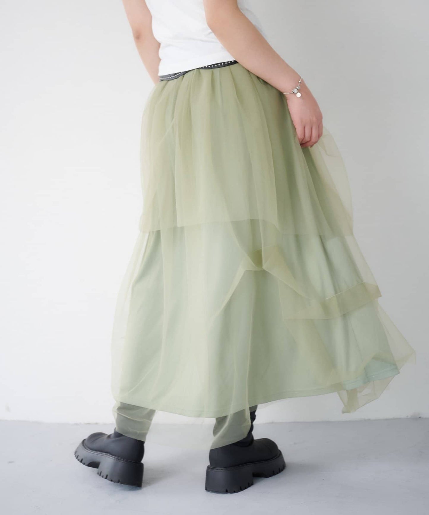 Kastane Random Tuck Tulle Skirt - Image 19
