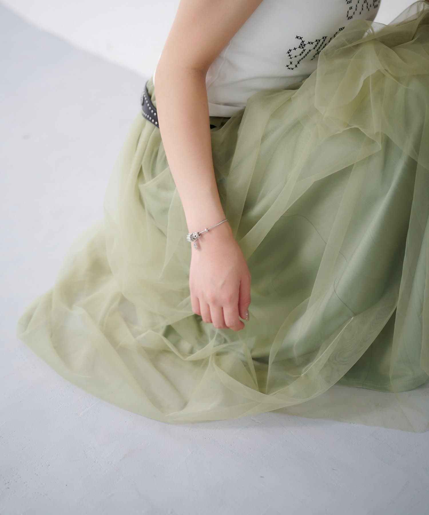 Kastane Random Tuck Tulle Skirt - Image 20