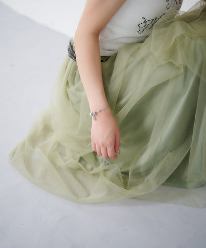 Kastane Random Tuck Tulle Skirt - Image 20