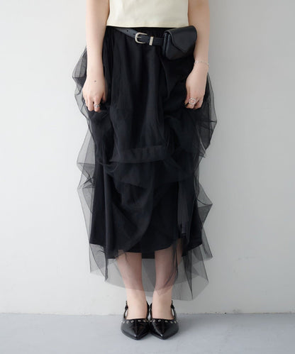 Kastane Random Tuck Tulle Skirt - Image 24