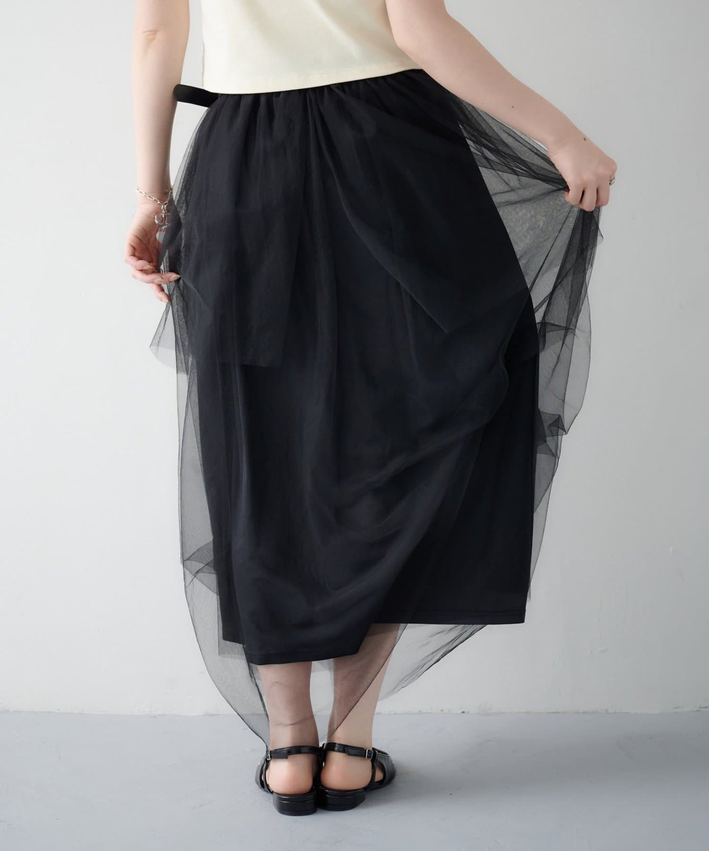 Kastane Random Tuck Tulle Skirt - Image 26