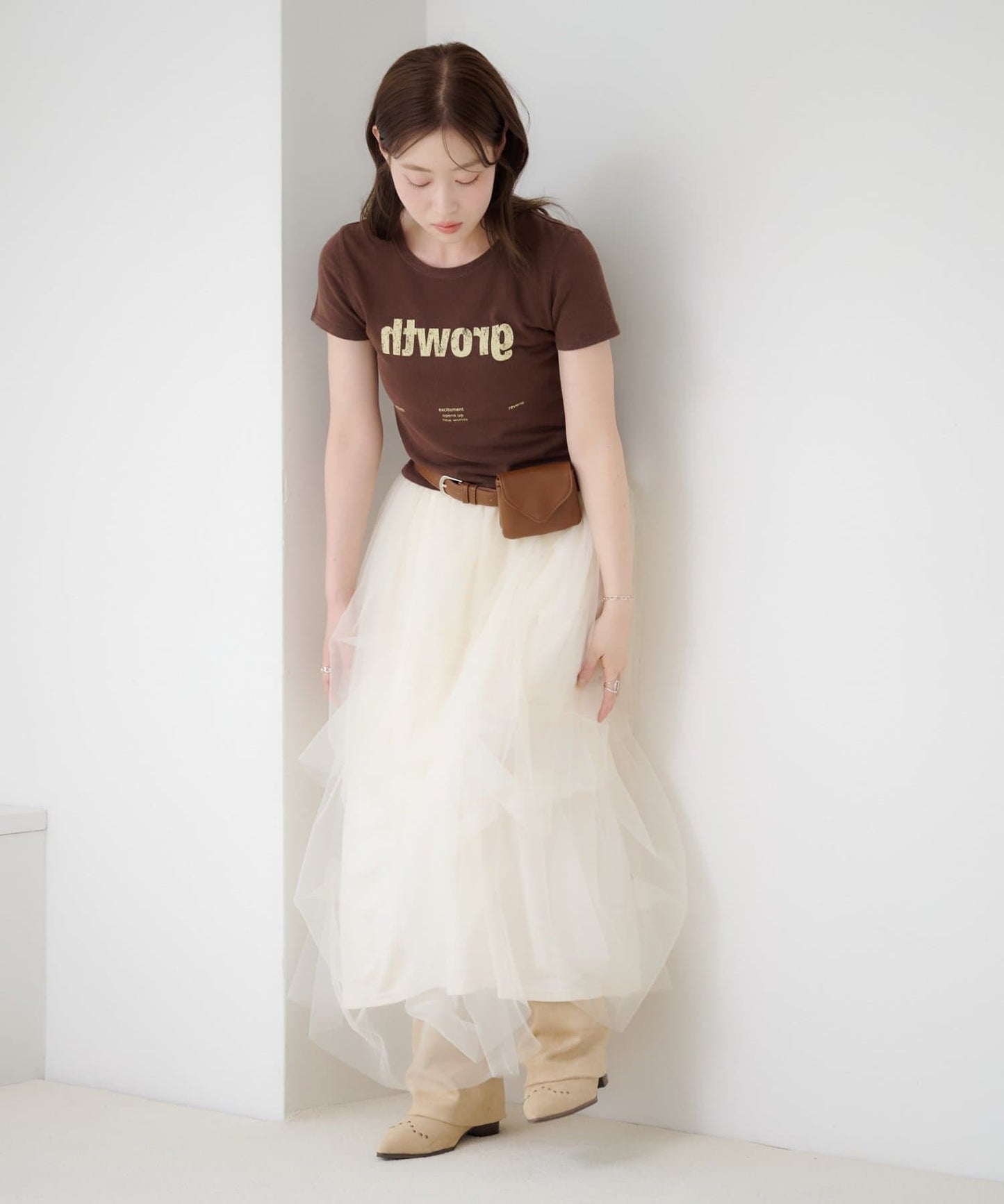 Kastane Random Tuck Tulle Skirt - Image 5