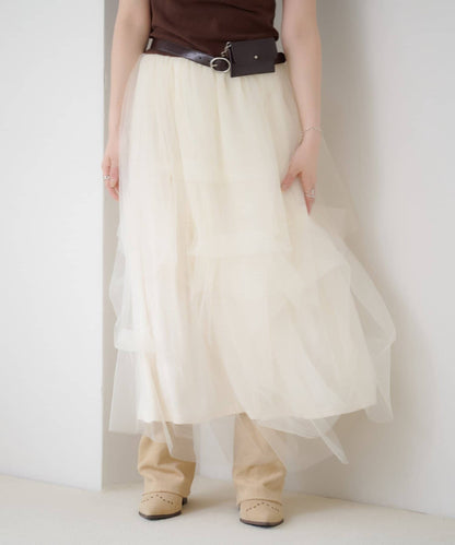 Kastane Random Tuck Tulle Skirt - Image 8