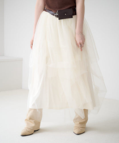 Kastane Random Tuck Tulle Skirt - Image 9