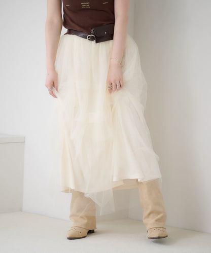 Kastane Random Tuck Tulle Skirt - Image 10