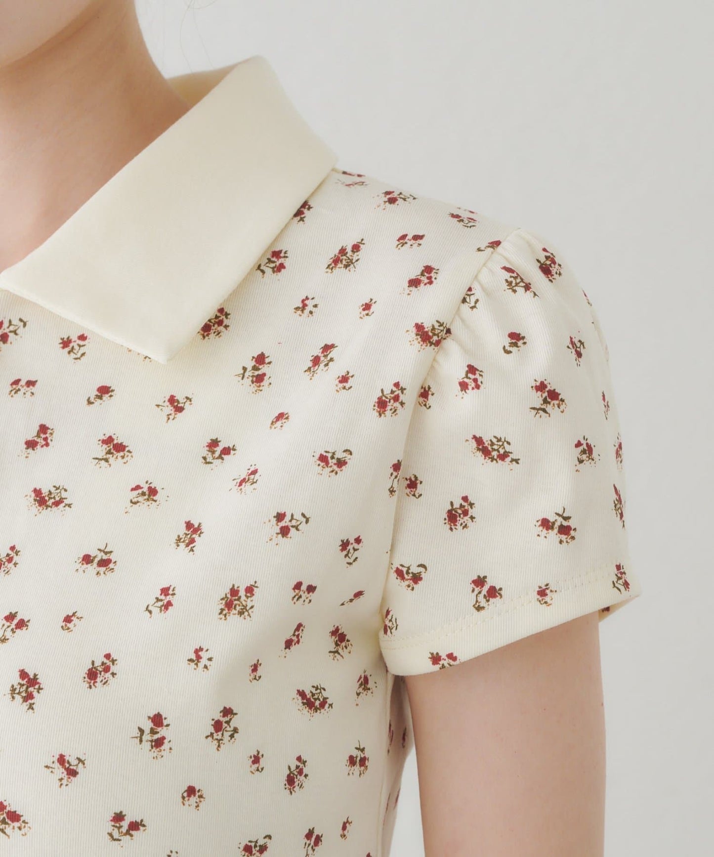 Kastane flower polo tee - Image 19