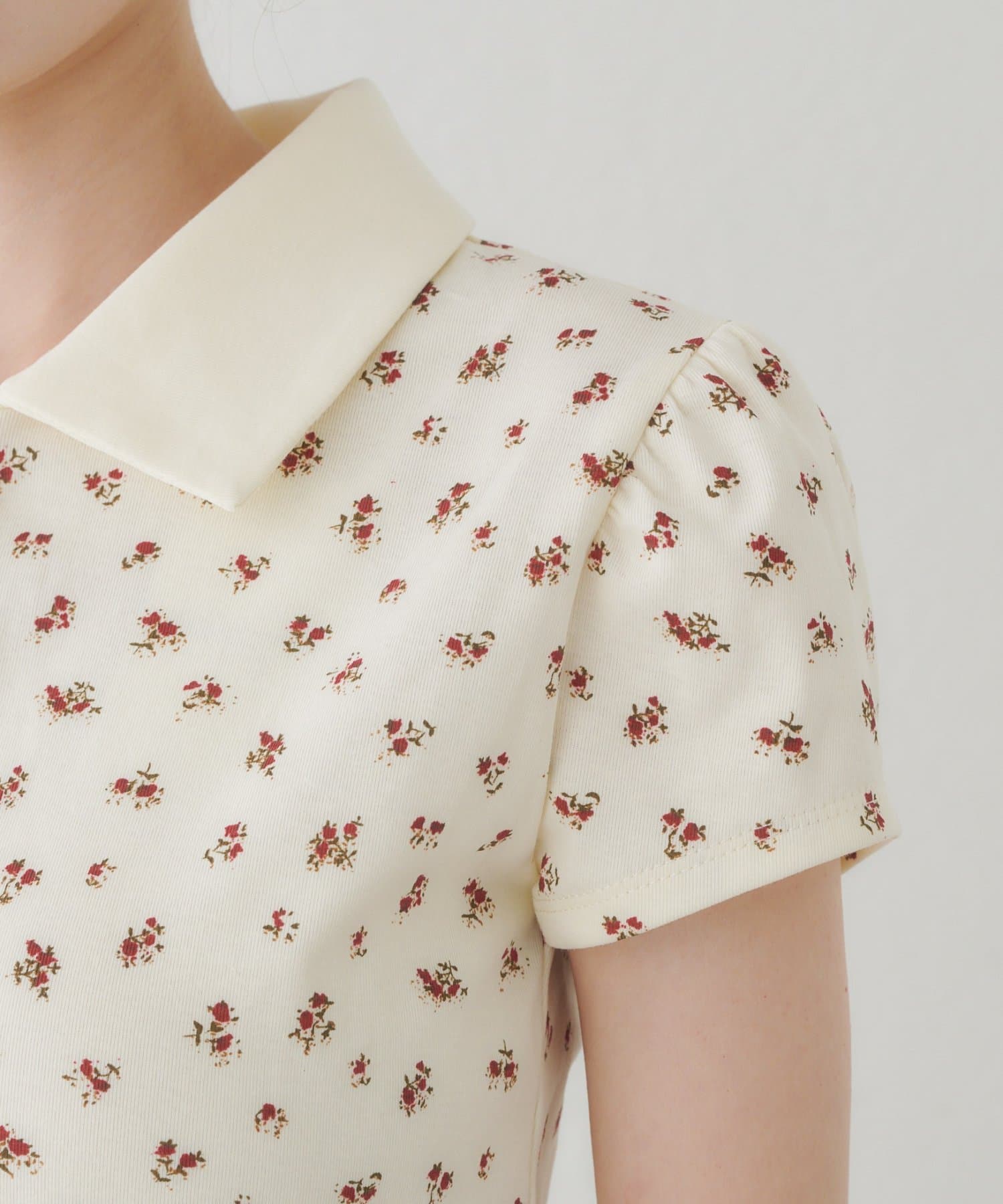 Kastane flower polo tee - Image 19