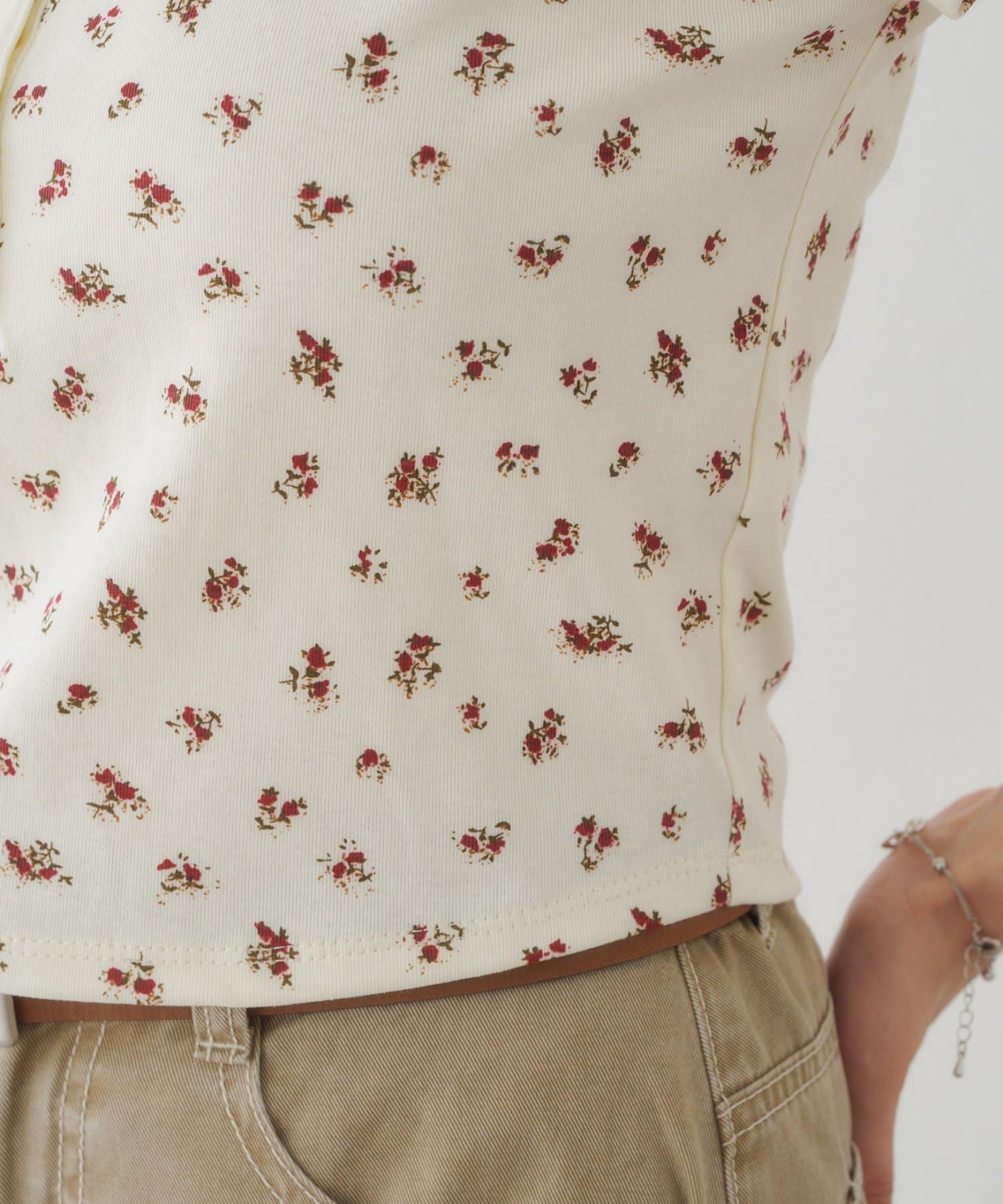 Kastane flower polo tee - Image 20