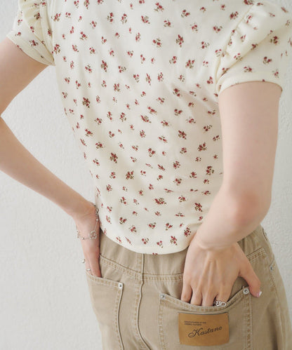 Kastane flower polo tee - Image 5