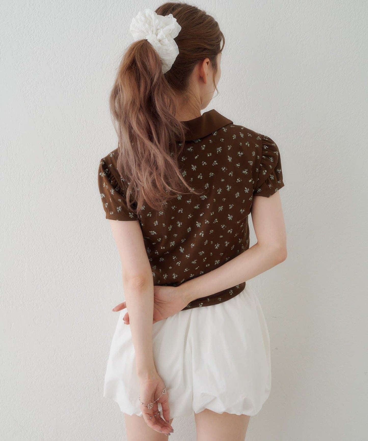 Kastane flower polo tee - Image 28