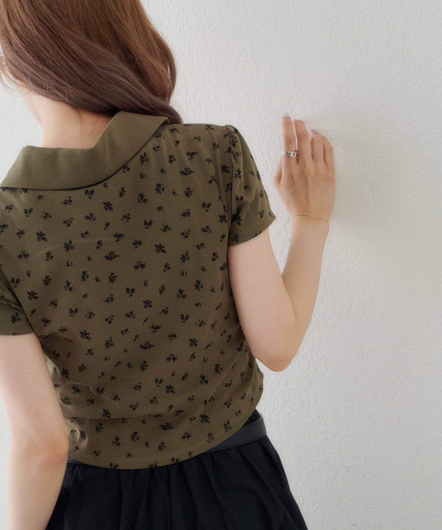 Kastane flower polo tee - Image 33