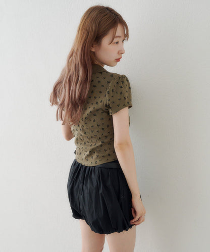 Kastane flower polo tee - Image 38