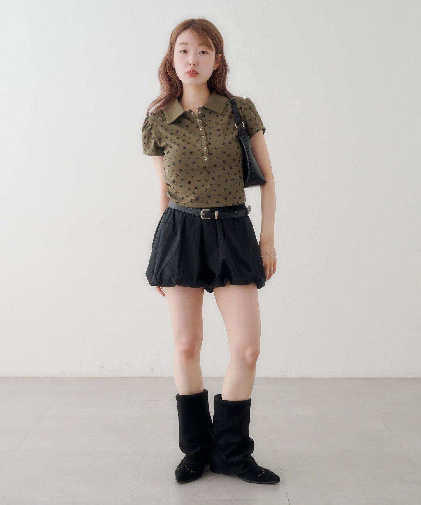 Kastane flower polo tee - Image 39