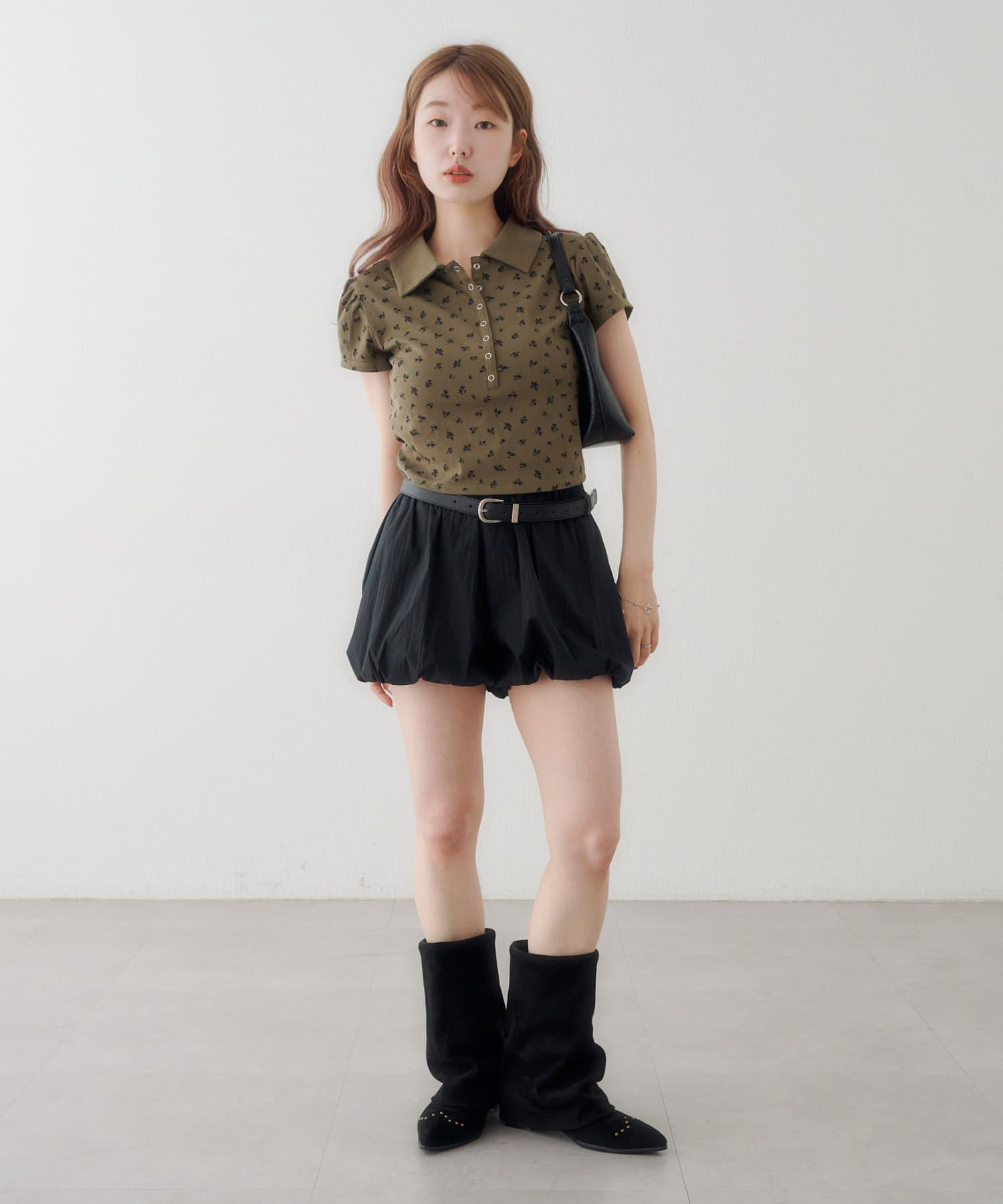 Kastane flower polo tee - Image 39