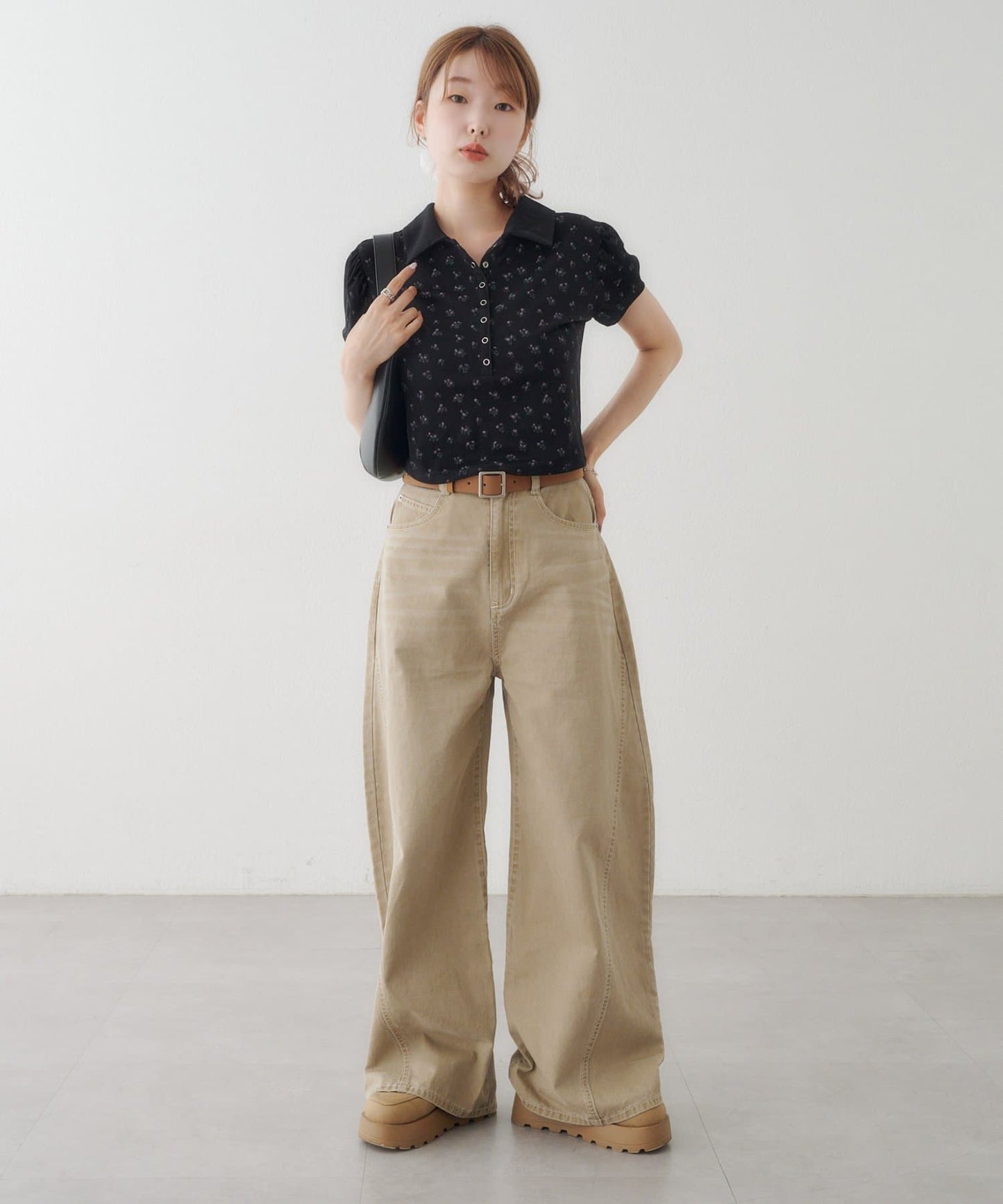Kastane flower polo tee - Image 50